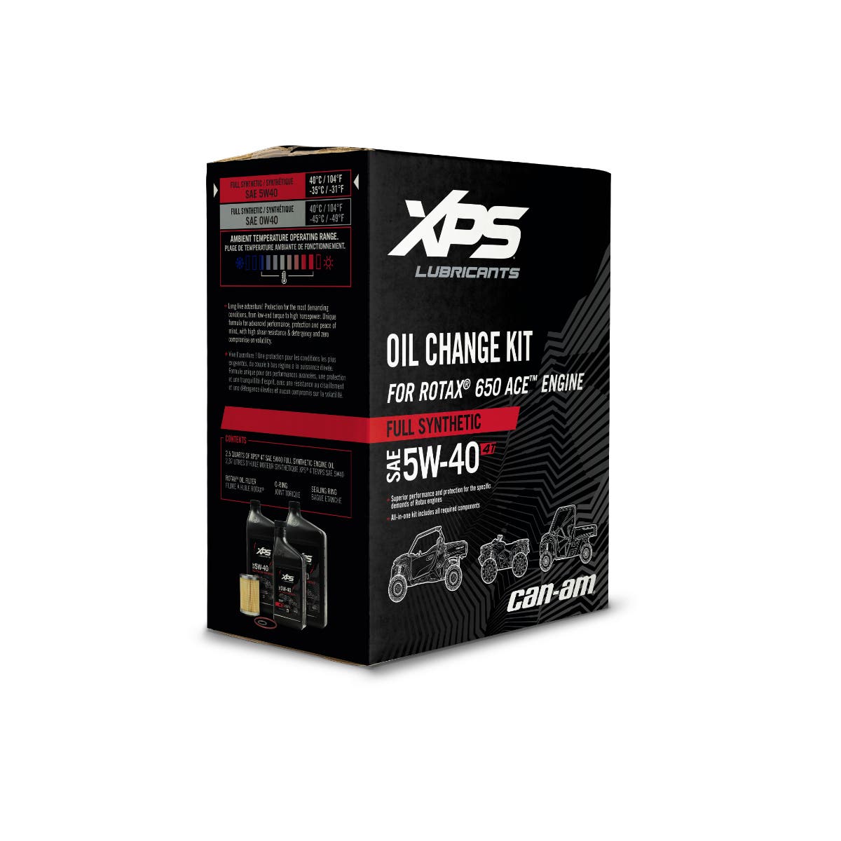 Can-Am Oil Change Kit 5W40 ACE 650CC, SC