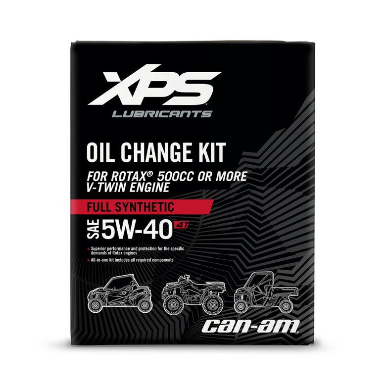 4T 5W-40 Synthetic Oil Change Kit for Rotax 500 cc or more V-Twin engine