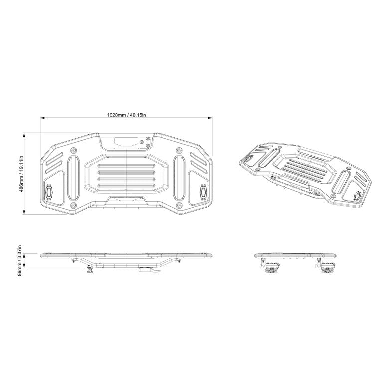 LinQ 36'' Adventure Plate Can-Am Canyon