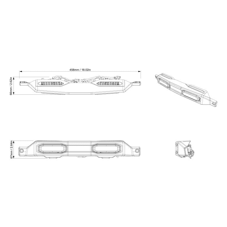 LED Fog Lights Can-Am Canyon
