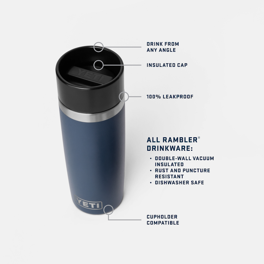 Rambler 16oz (473ML) Travel Bottle With Commuter Cap