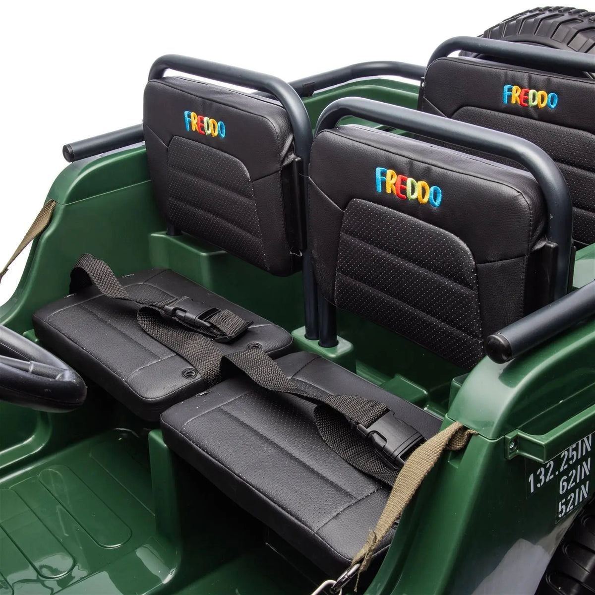 24V Military Willys Truck 3 Seater Electric Ride on