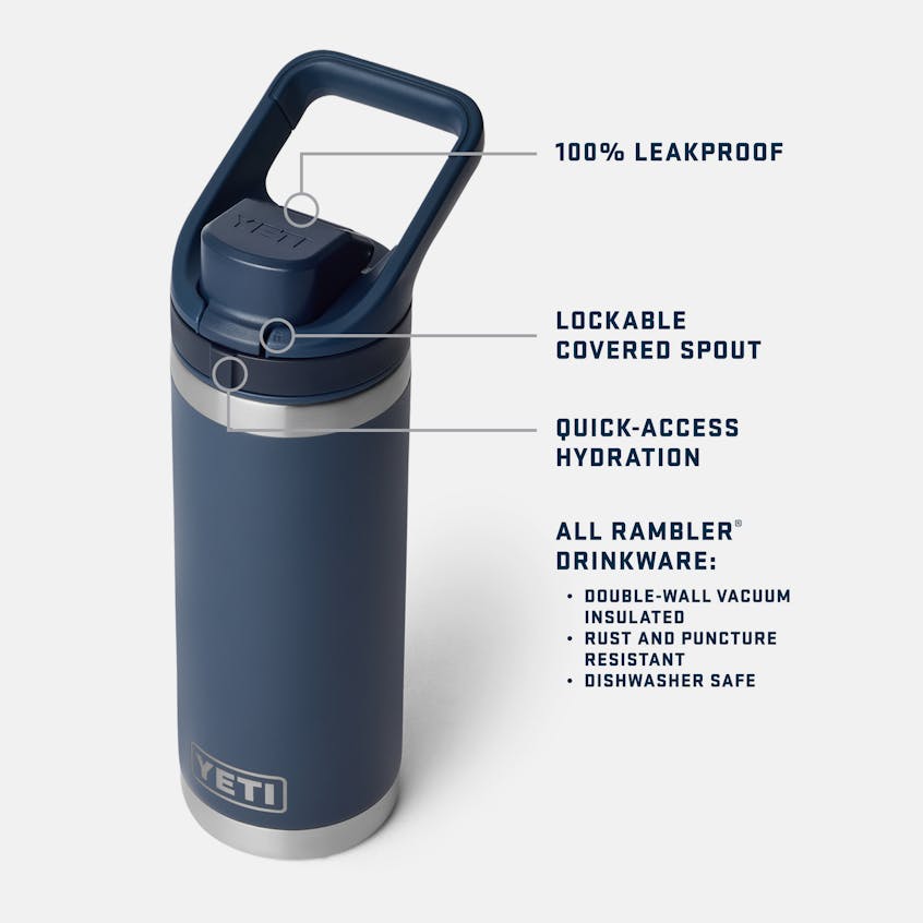 Rambler 18oz Bottle With Flip Chug Cap