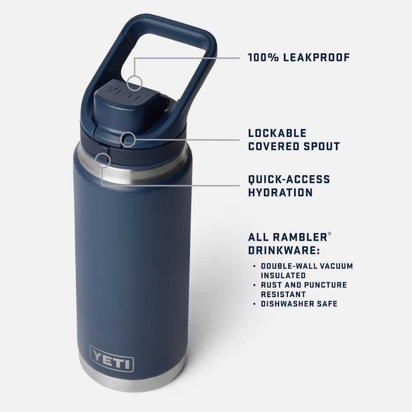Rambler 26oz Bottle With Flip Chug Cap