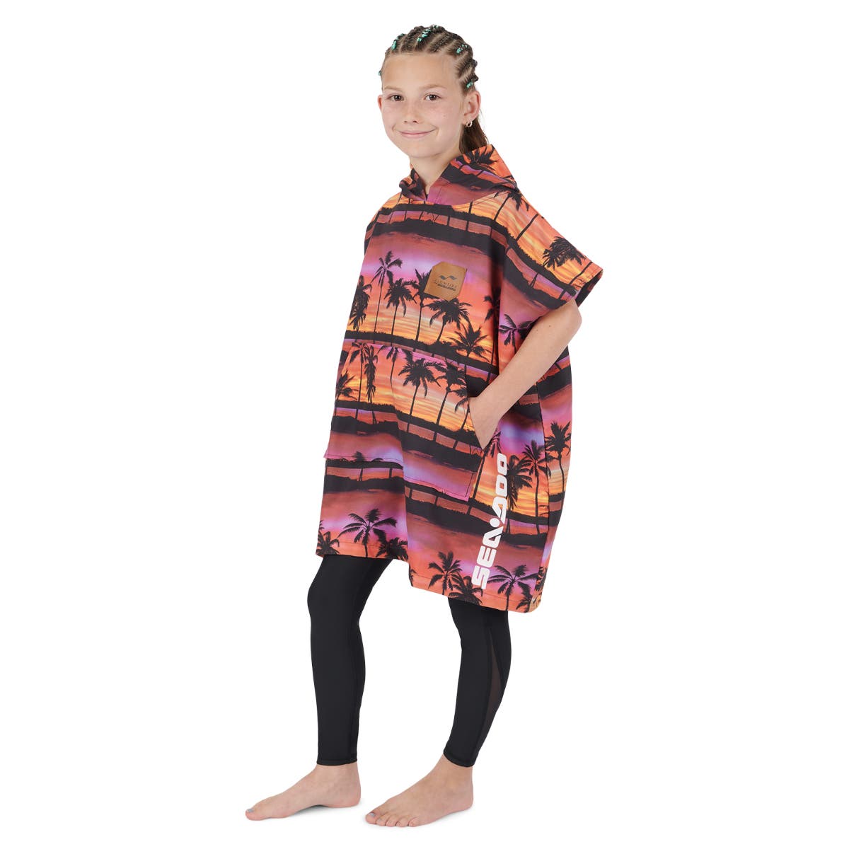 Unisex Kid’s Sea-Doo Quick Dry Poncho by Slowtide
