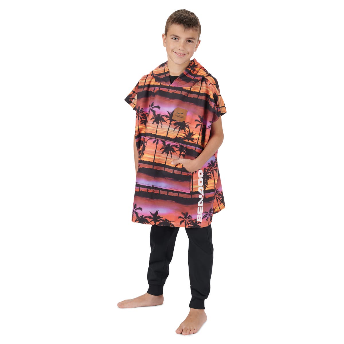 Unisex Kid’s Sea-Doo Quick Dry Poncho by Slowtide