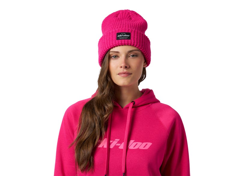 Ski-Doo Unisex Chunky Beanie — Raspberry