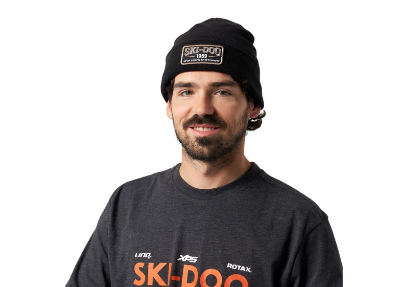 Ski-Doo Unisex Après-Ski-Doo Landing Beanie — Black
