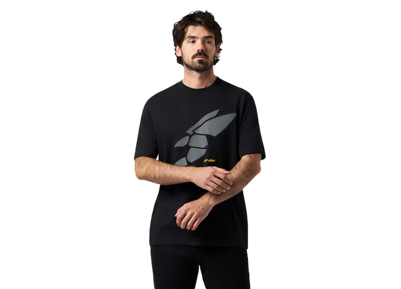 Ski-Doo Men's MXZ X-RS 20th Anniversary Bee T-Shirt — Black