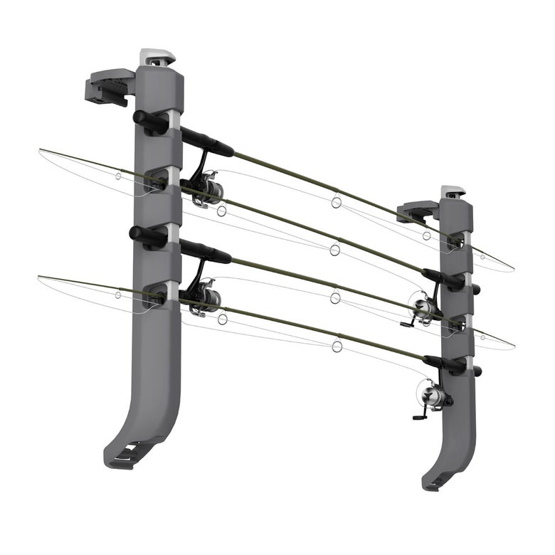Quick-Access Rod Storage for Switch Pontoon