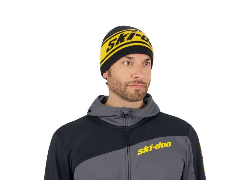 Ski-Doo Unisex Reversible Beanie — Yellow