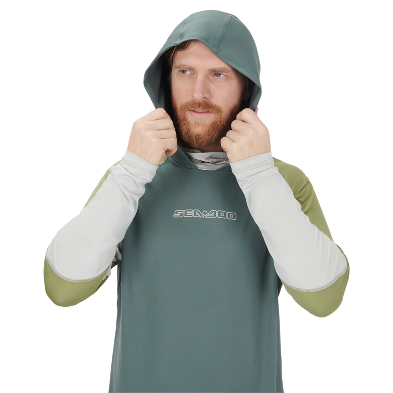 Men's UV Protection Hooded Shirt