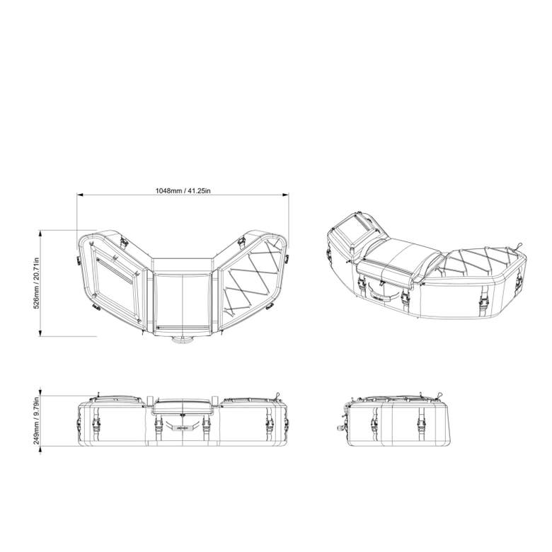 18.5 US Gal (70 L) Soft Storage Bag Can-Am