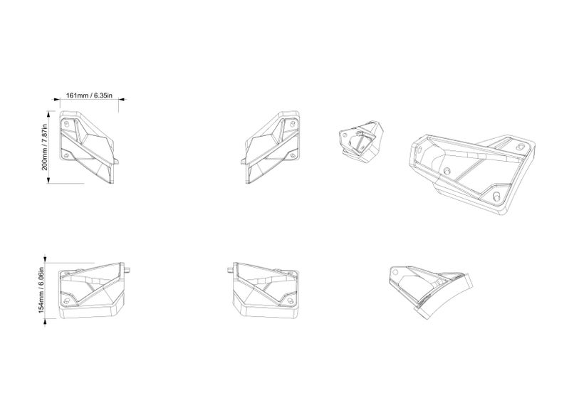 Can-Am Defender & Defender Gen 2 LED Light Bar Mounts