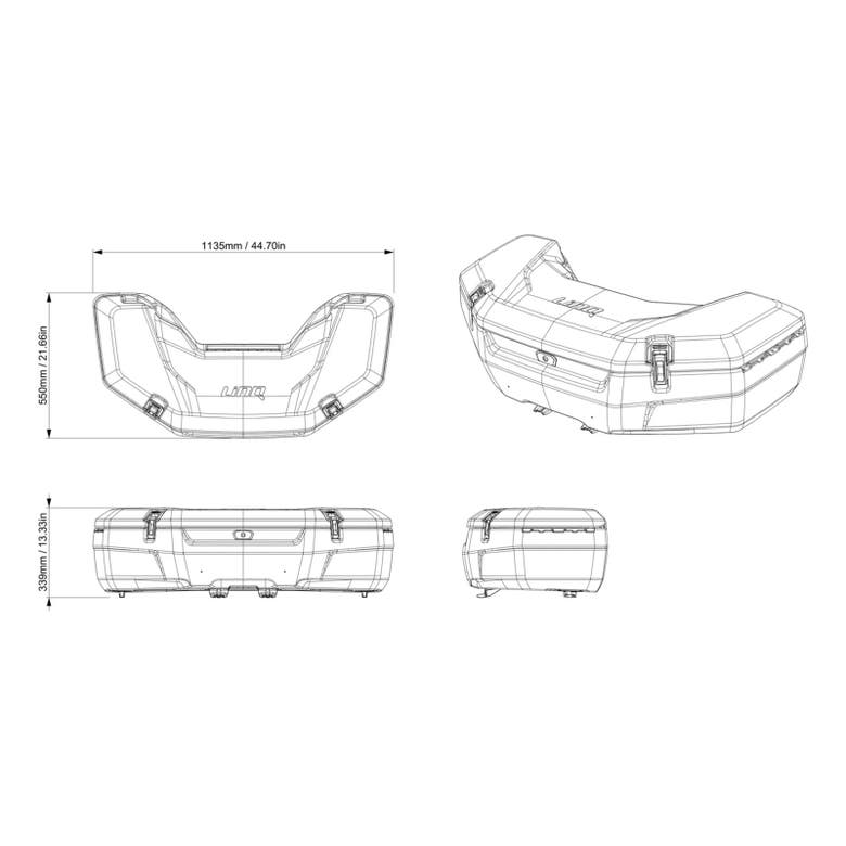 LinQ 23 US Gal (87 L) Trunk Box - G3L Can-Am