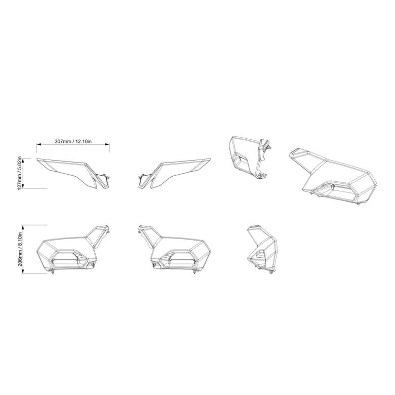 Adventure Side Wind Deflectors