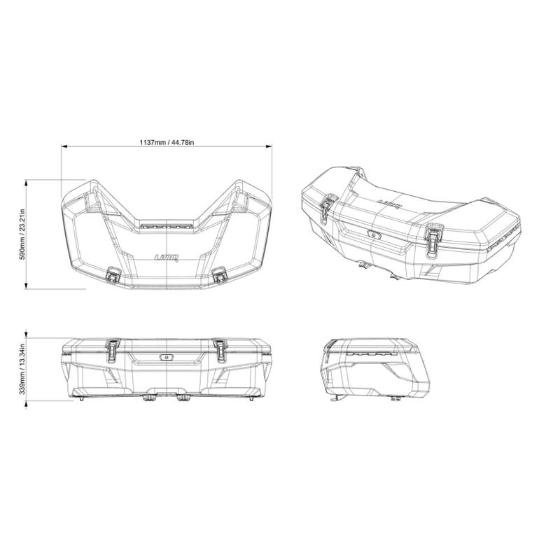 LinQ 23 US Gal (87 L) Trunk Box - G3 Can-Am