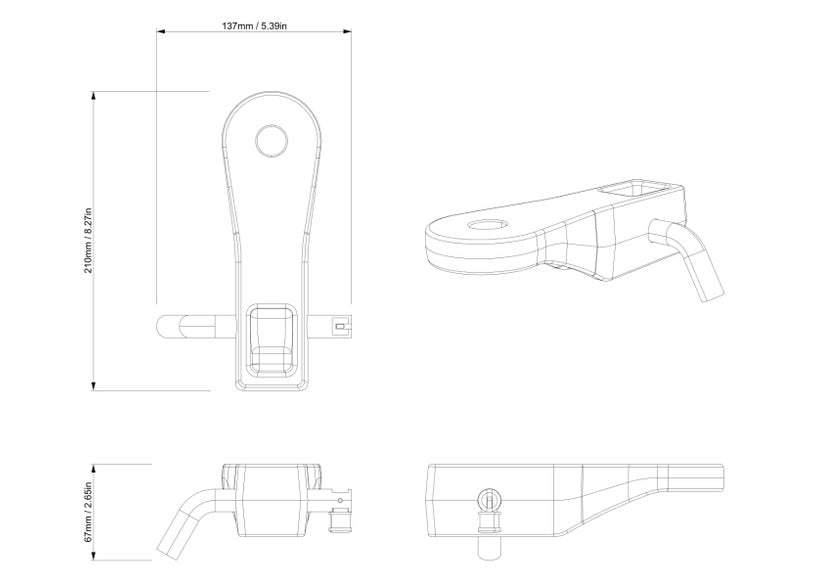 Can-Am Trailer Hitch Ball Mount
