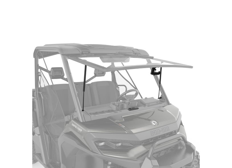 Can-Am Defender Glass Windshield Flip Conversion Kit G2