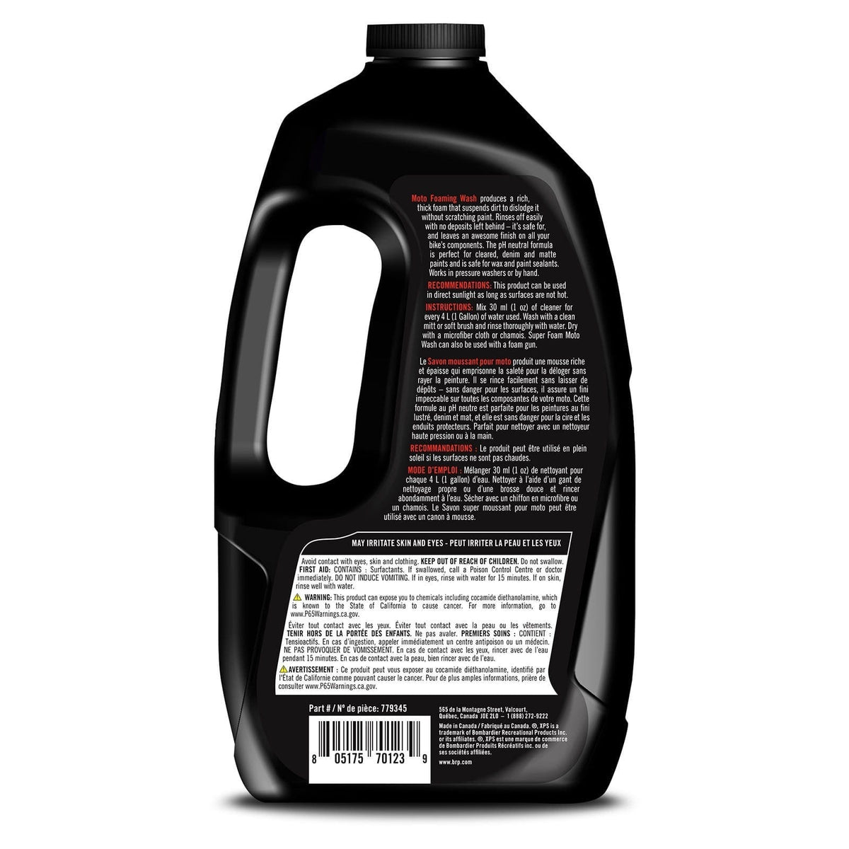 Moto Foaming Wash / 2 QT / 1890 ml