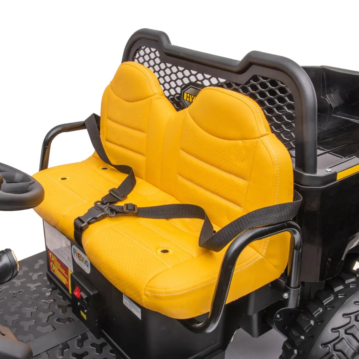 24V 6 Wheeler 2 Seater Ride-on with Dump Cart