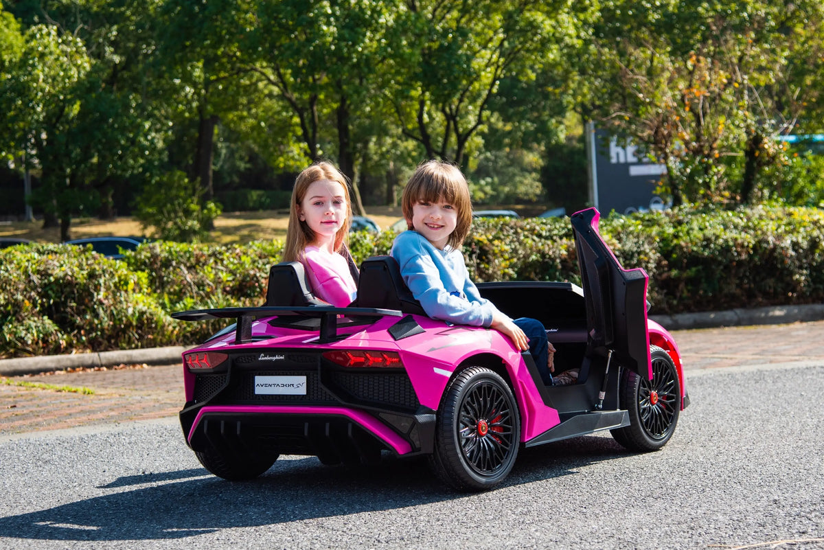 24V Lamborghini Aventador 2 Seater Ride On Car for Kids