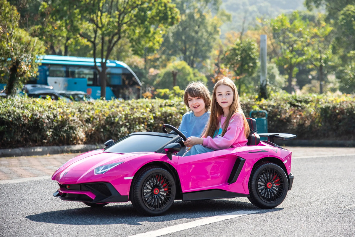 24V Lamborghini Aventador 2 Seater Ride On Car for Kids