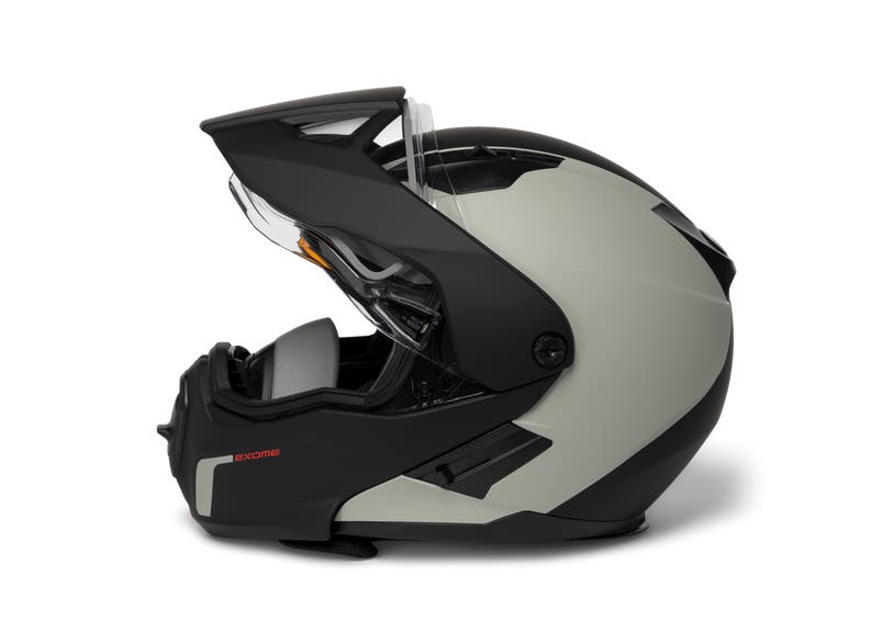 Ski-Doo Exome Sport Radiant Heated Helmet (DOT) — Grey