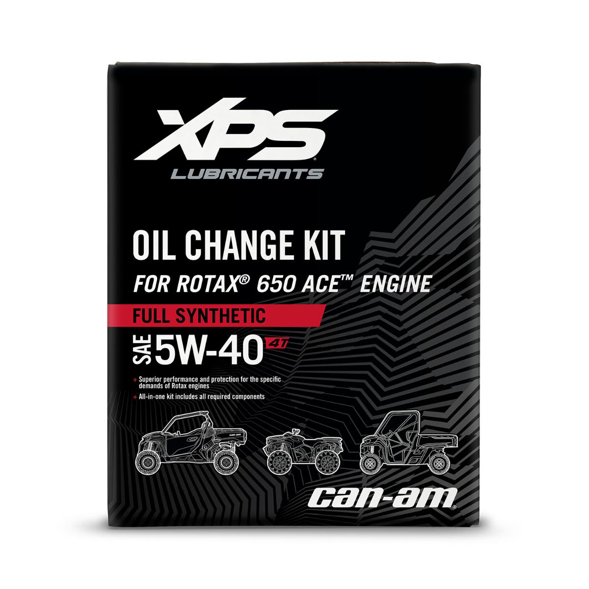 Can-Am Oil Change Kit 5W40 ACE 650CC, SC