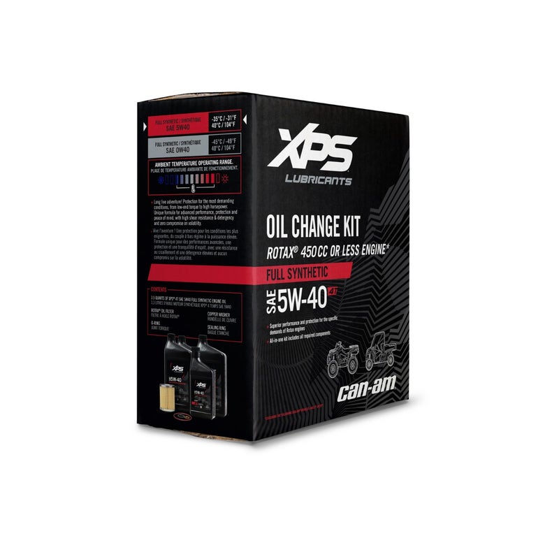 Full Synthetic Oil Change Kit for Rotax 450 cc or less engine
