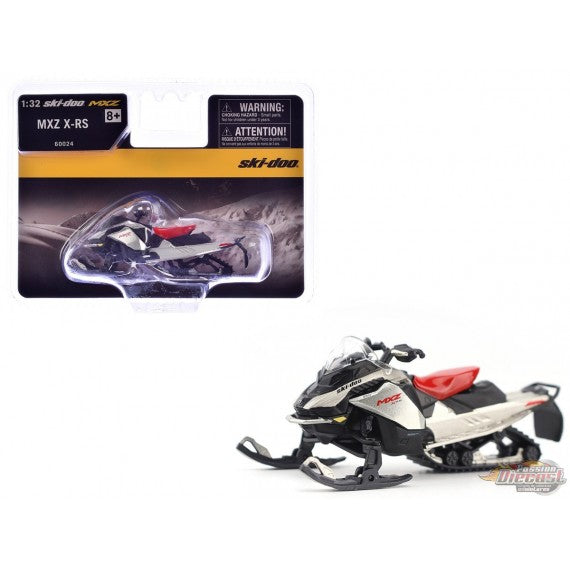 Ski-Doo MXZ X-RS Snowmobile in Spartan Red - Diecast Master 1/32
