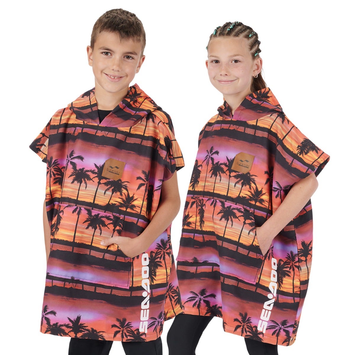 Unisex Kid’s Sea-Doo Quick Dry Poncho by Slowtide