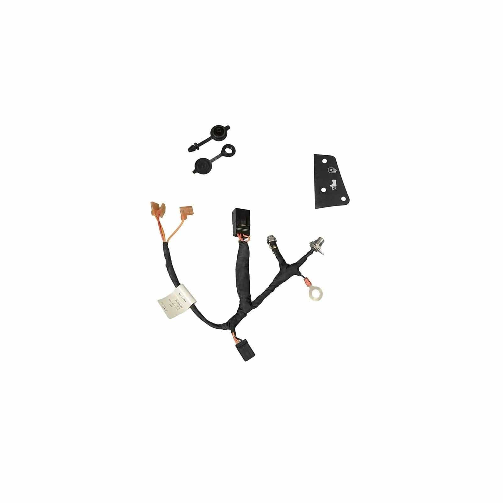 1+1 Seat Electrical Visor/Heated Boots Wire Harness - Factory Recreation