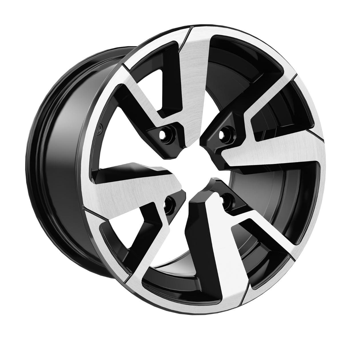 14 in. Rim - Rear / Black and machined - Propowersports.ca