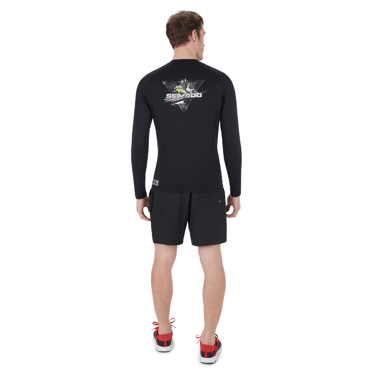 Men's Printed Long Sleeve Rashguard Performance