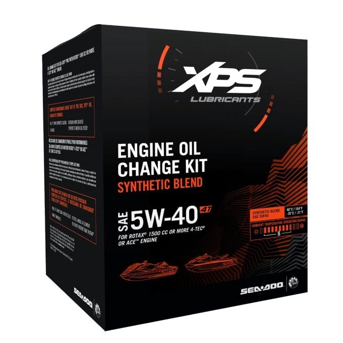 4T 5W-40 Synthetic Blend Oil Change Kit for engines of 1500 cc or more - Factory Recreation