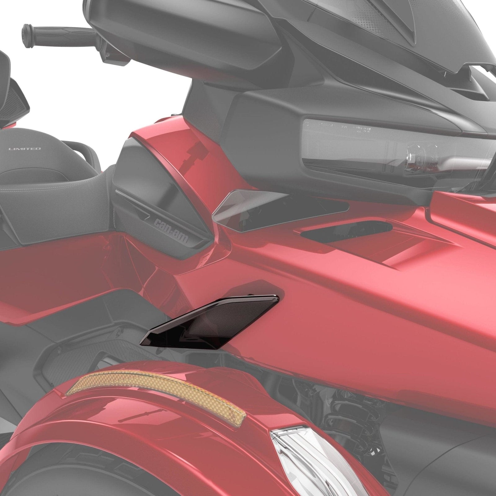 Adjustable side wind deflectors - Lower