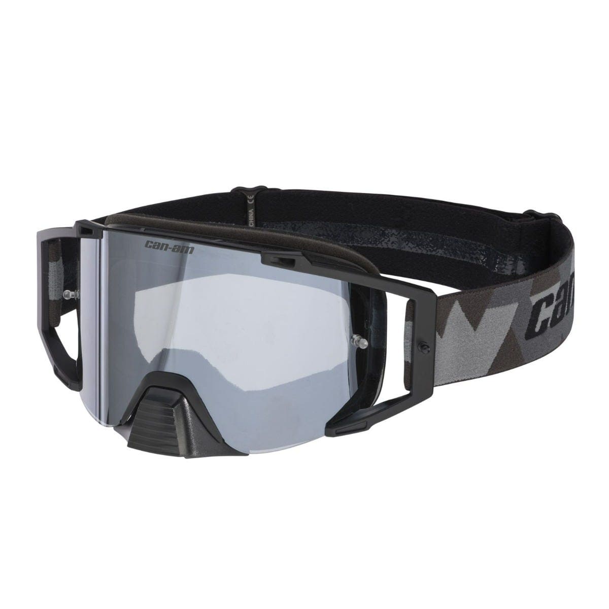 Can-Am Flint Dune Goggles / Charcoal Grey / Onesize - Propowersports.ca