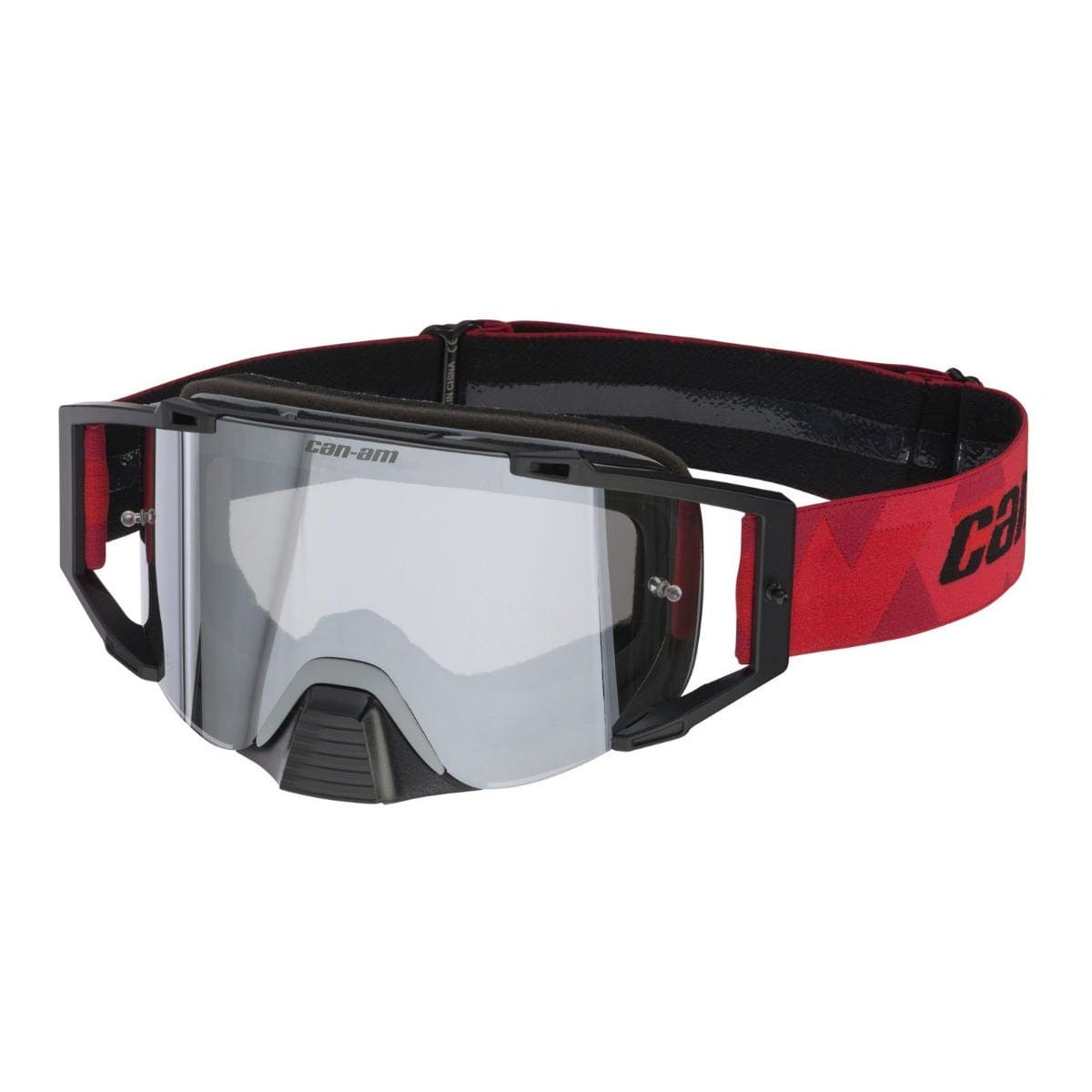Can-Am Flint Dune Goggles / Red / Onesize - Propowersports.ca