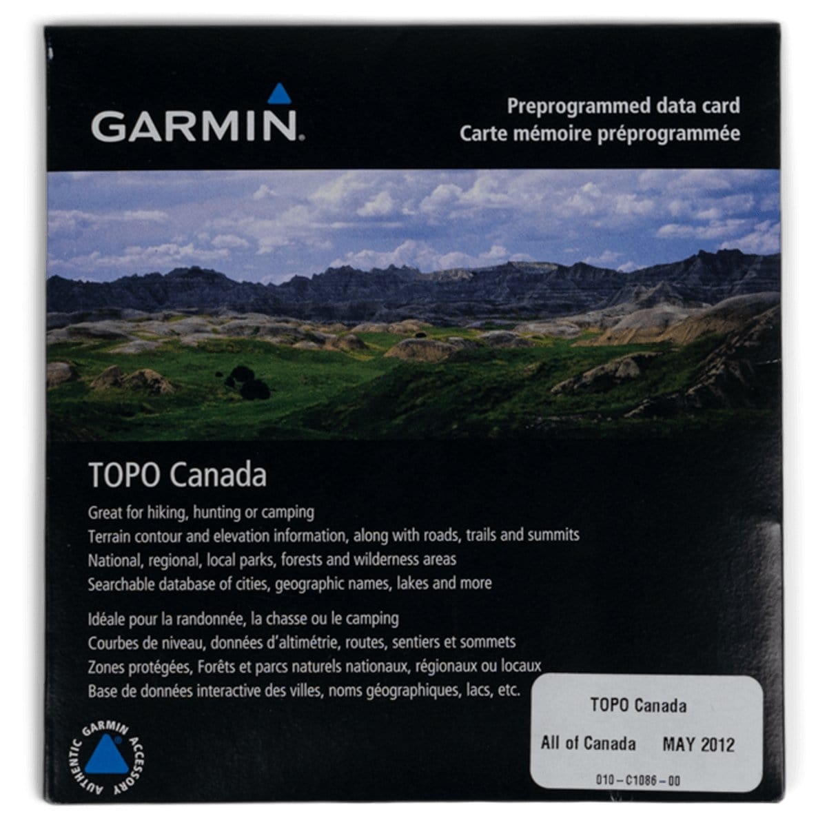 Canadian Map for Garmin MONTANA† 680T GPS - Factory Recreation