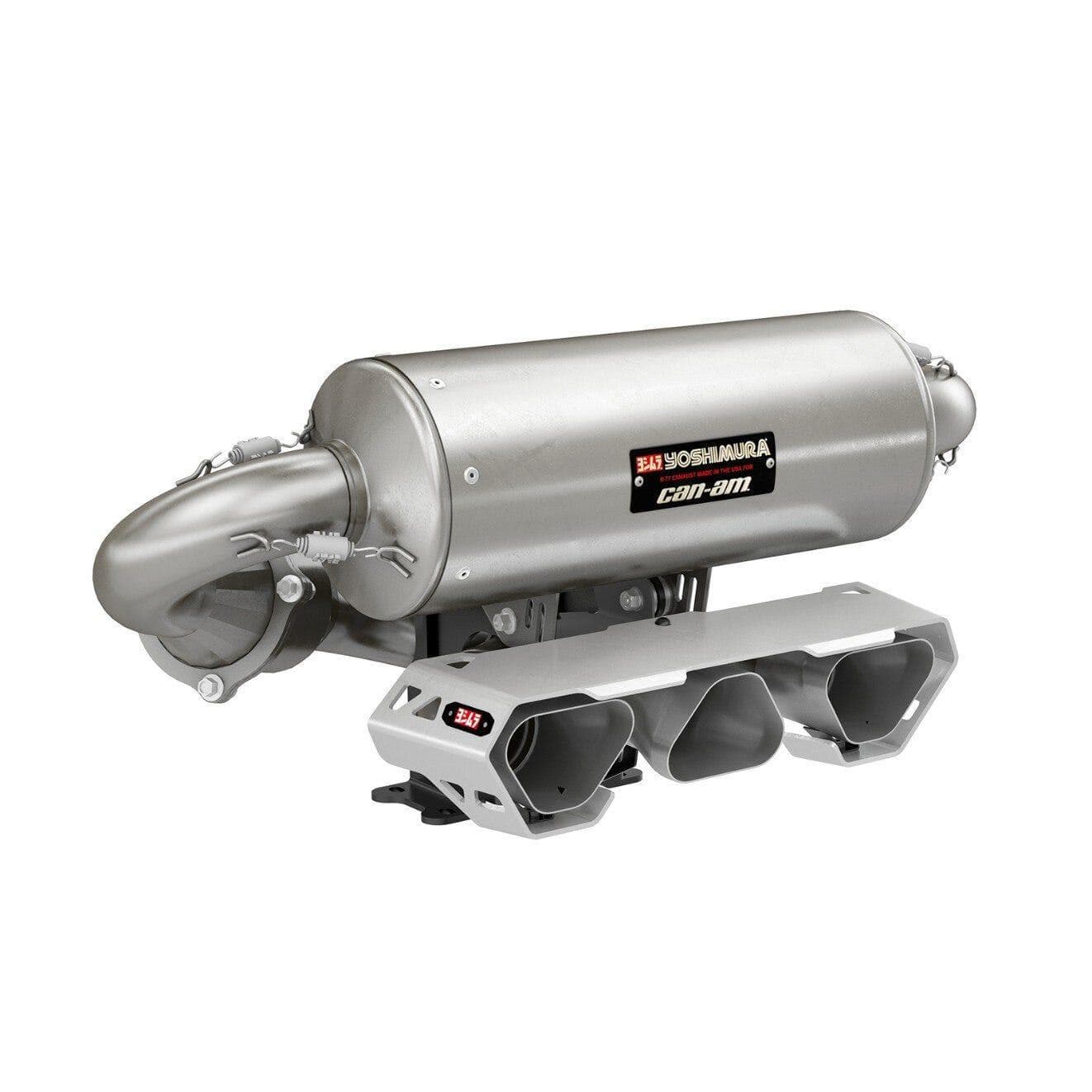 In-Line Triple Yoshimura Slip-On Exhaust - Factory Recreation