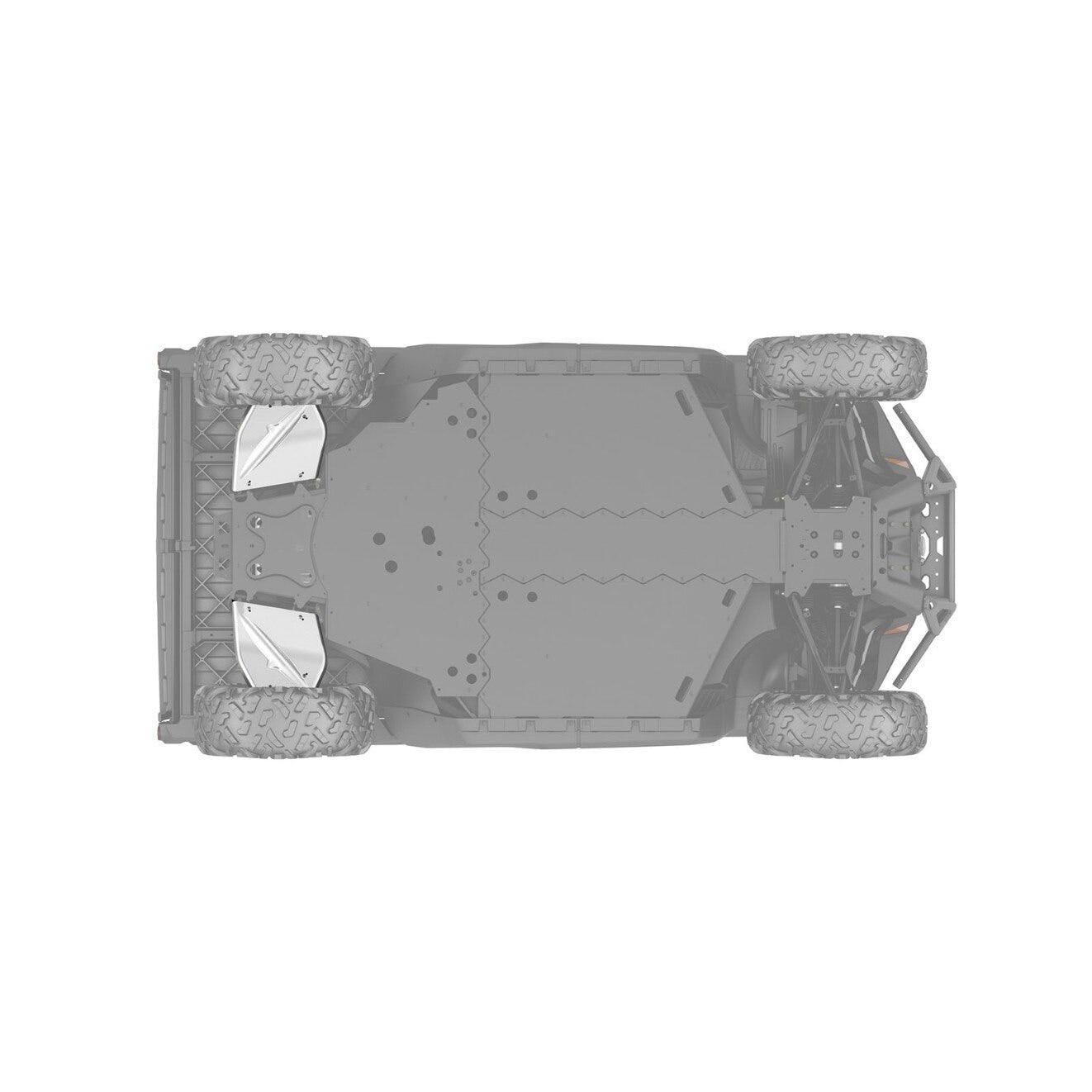 Rear A-Arm Protectors - Defender DPS (HD10) 2020, XT (HD10) 2020 - Factory Recreation